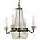 Quoizel Opera 17" Wide Western Bronze 4-Light Chandelier