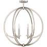 3_Quoizel Orion 24" Wide Brushed Nickel 6-Light Pendant more views