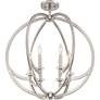 5_Quoizel Orion 24" Wide Brushed Nickel 6-Light Pendant more views
