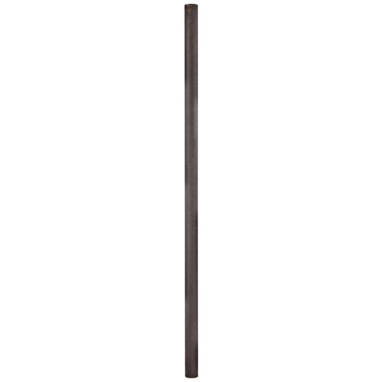 Image 1 Quoizel Outdoor 84"High Direct Burial Bronze Lamp Post