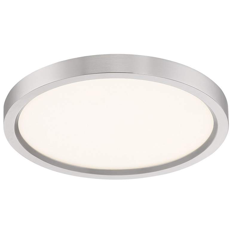 Image 5 Quoizel Outskirt 11" Wide Brushed Nickel LED Ceiling Light more views