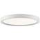 Quoizel Outskirt 11" Wide White Lustre LED Ceiling Light