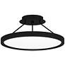 Thumbnail3 of Quoizel Outskirt 15" Wide Earth Black LED Ceiling Light