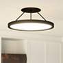Thumbnail2 of Quoizel Outskirt 15" Wide Earth Black LED Ceiling Light