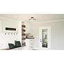 Thumbnail4 of Quoizel Outskirt 15" Wide Earth Black LED Ceiling Light more views