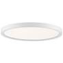 Quoizel Outskirt 15" Wide White LED Ceiling Light