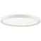 Quoizel Outskirt 15" Wide White LED Ceiling Light
