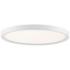 Quoizel Outskirt 15" Wide White LED Ceiling Light