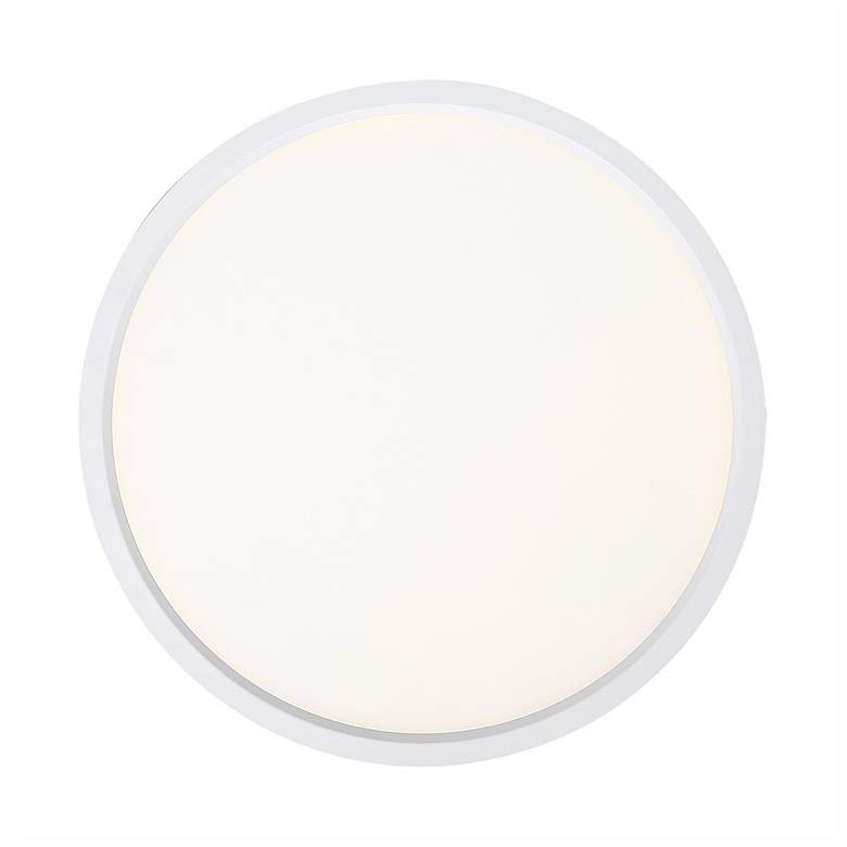 Image 4 Quoizel Outskirt 15" Wide White LED Ceiling Light more views