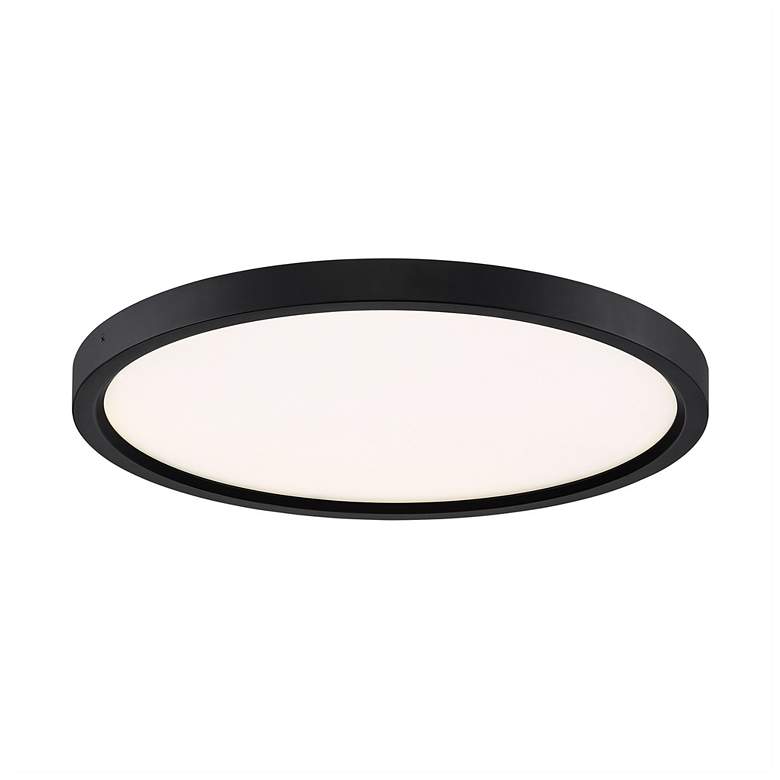 Image 4 Quoizel Outskirt 15"W Oil-Rubbed Bronze LED Ceiling Light more views