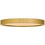 5_Quoizel Outskirts 11" Wide Brushed Gold LED Ceiling Light more views