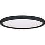 Quoizel Outskirts 15" Wide Earth Black LED Ceiling Light