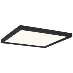 Quoizel Outskirts 15&quot; Wide Earth Black LED Ceiling Light