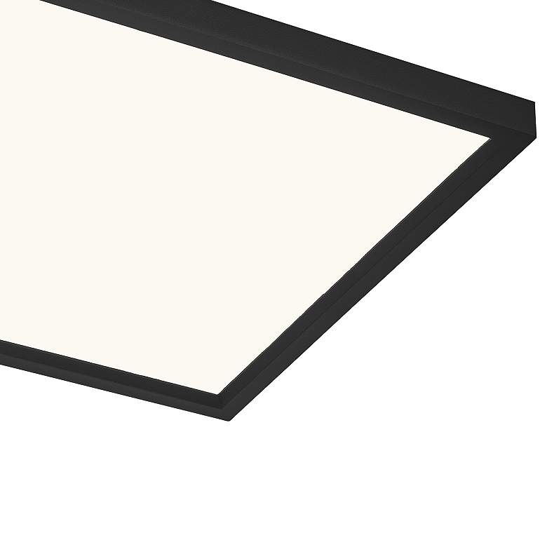 Image 2 Quoizel Outskirts 15" Wide Earth Black LED Ceiling Light more views