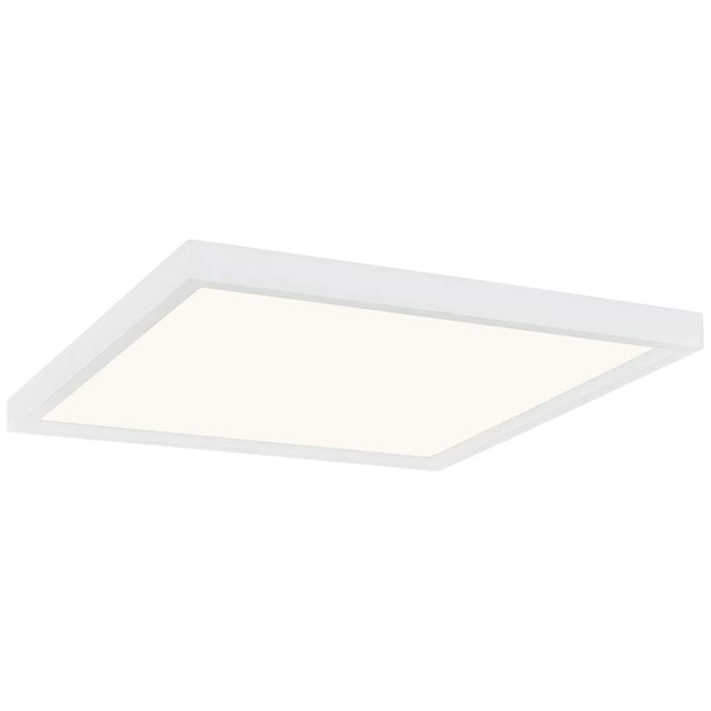 Image 1 Quoizel Outskirts 15 inch Wide White Lustre LED Ceiling Light