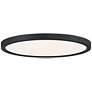 2_Quoizel Outskirts 20" Wide Black Aluminum LED Ceiling Light