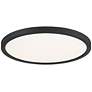 3_Quoizel Outskirts 20" Wide Black Aluminum LED Ceiling Light more views