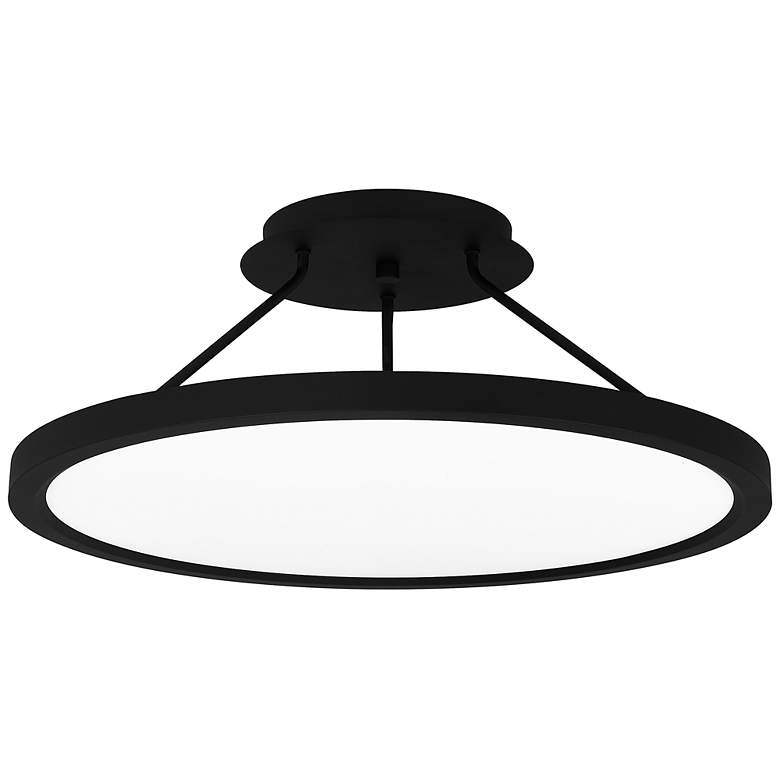 Image 3 Quoizel Outskirts 20" Wide Earth Black LED Ceiling Light