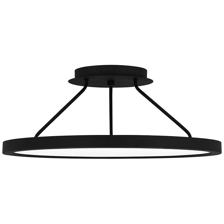 Image 5 Quoizel Outskirts 20" Wide Earth Black LED Ceiling Light more views