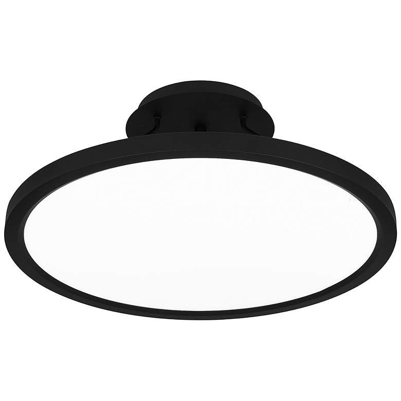 Image 6 Quoizel Outskirts 20" Wide Earth Black LED Ceiling Light more views