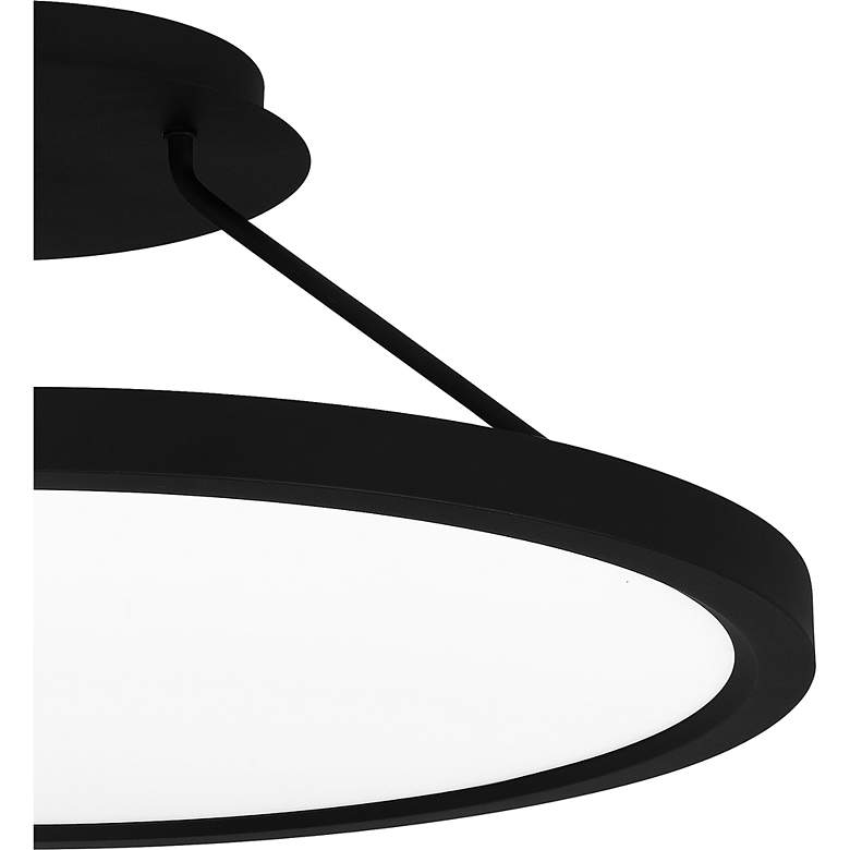 Image 7 Quoizel Outskirts 20" Wide Earth Black LED Ceiling Light more views