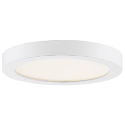 Quoizel Outskirts 7 1/2" Wide White LED Ceiling Light
