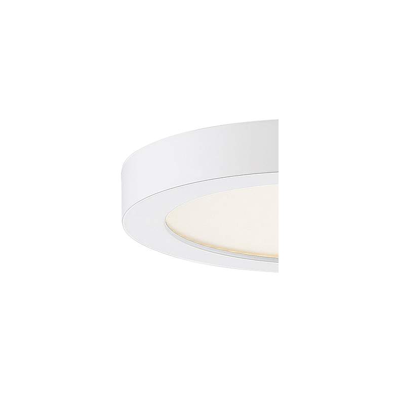 Image 2 Quoizel Outskirts 7 1/2" Wide White LED Ceiling Light more views