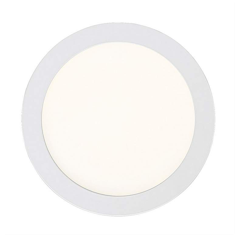 Image 2 Quoizel Outskirts 7 1/2 inch Wide White LED Ceiling Light more views