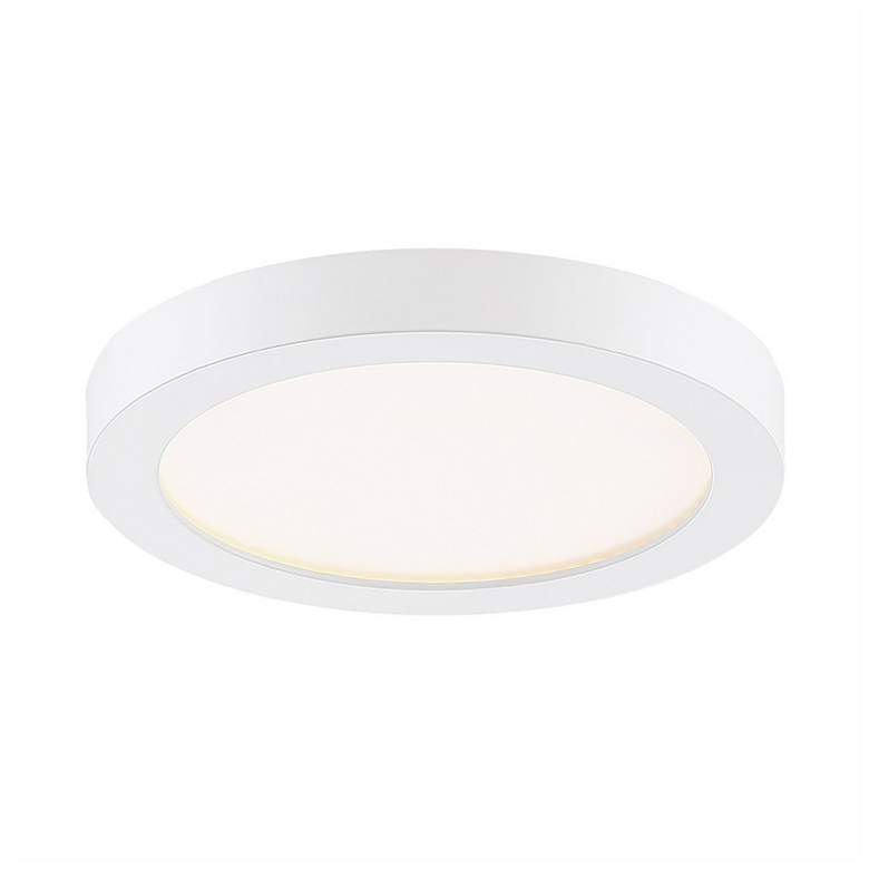 Image 3 Quoizel Outskirts 7 1/2 inch Wide White LED Ceiling Light more views