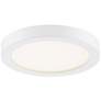 Quoizel Outskirts 7 1/2" Wide White LED Ceiling Light