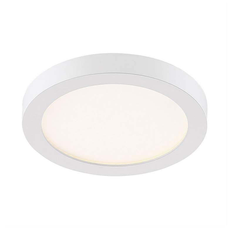 Image 4 Quoizel Outskirts 7 1/2 inch Wide White LED Ceiling Light more views