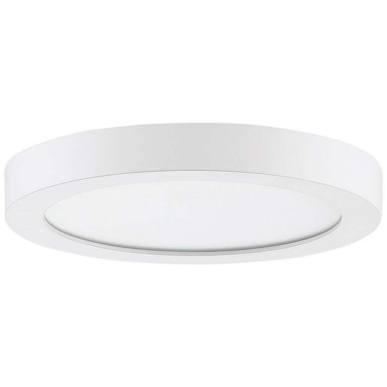 Image 6 Quoizel Outskirts 7 1/2 inch Wide White LED Ceiling Light more views