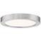 Quoizel Outskirts 7 1/2"W Brushed Nickel LED Ceiling Light