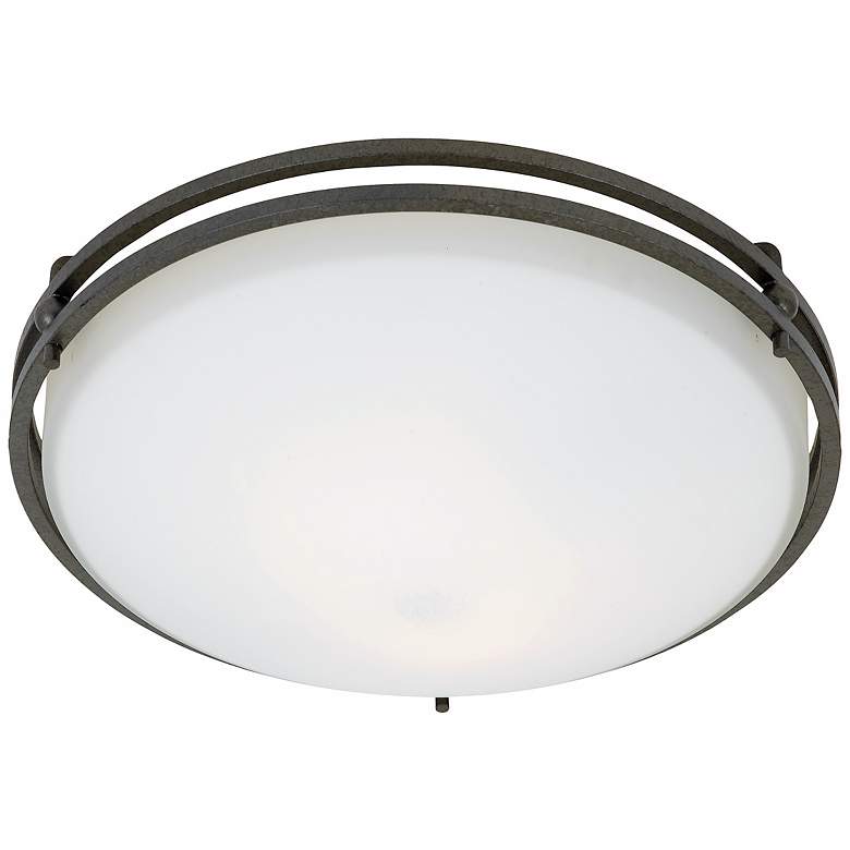 Image 2 Quoizel Ozark Collection 12 1/2 inch Wide Ceiling Light Fixture