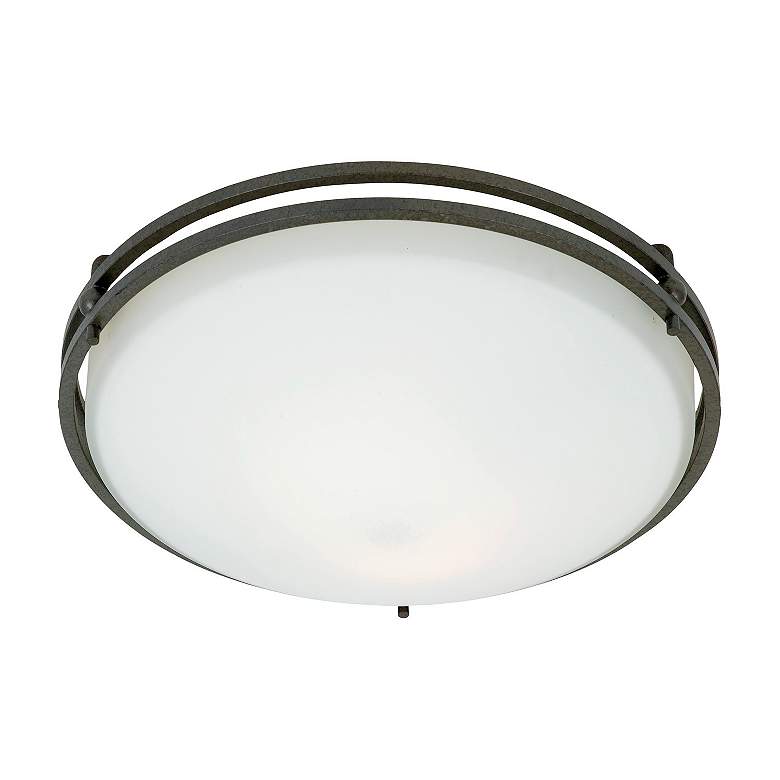 Image 2 Quoizel Ozark Collection 12 1/2 inch Wide Ceiling Light Fixture