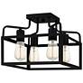 Thumbnail3 of Quoizel Paulsen 12" Wide Matte Black 4-Light Ceiling Light
