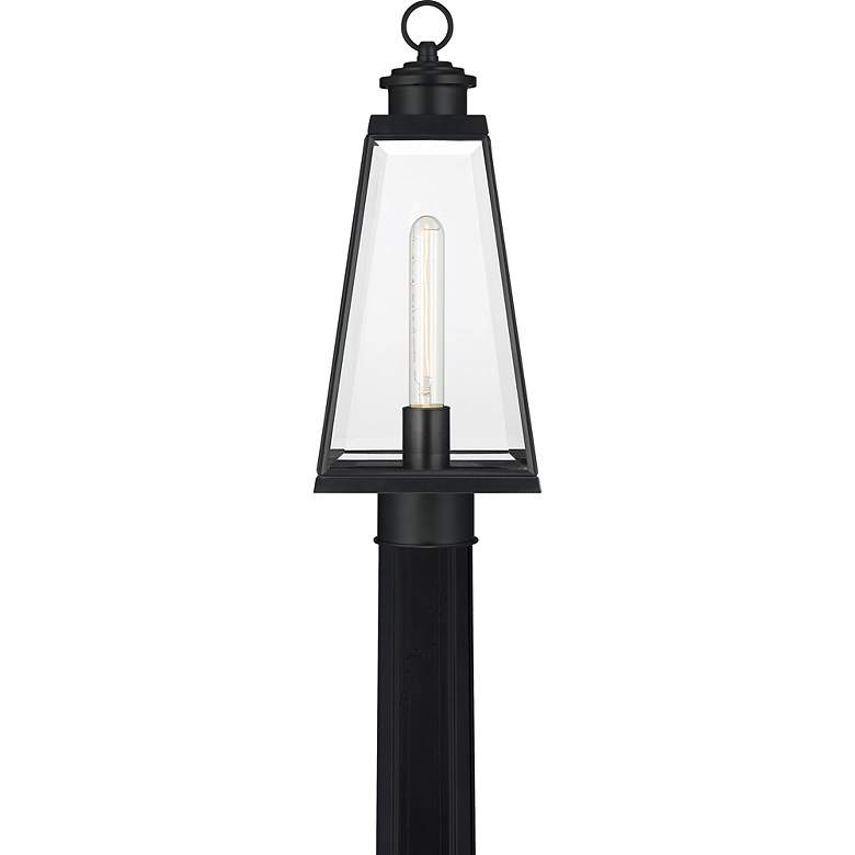 Image 2 Quoizel Paxton 17 1/2" High Matte Black Outdoor Post Light more views