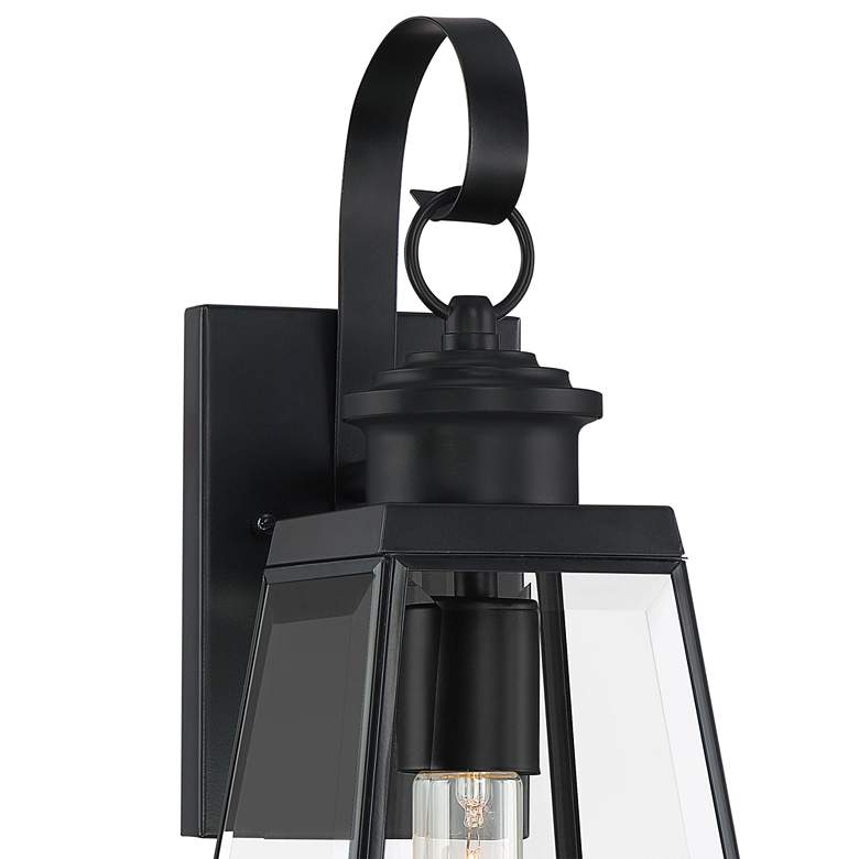 Image 2 Quoizel Paxton 17 3/4 inch High Matte Black Outdoor Wall Light more views