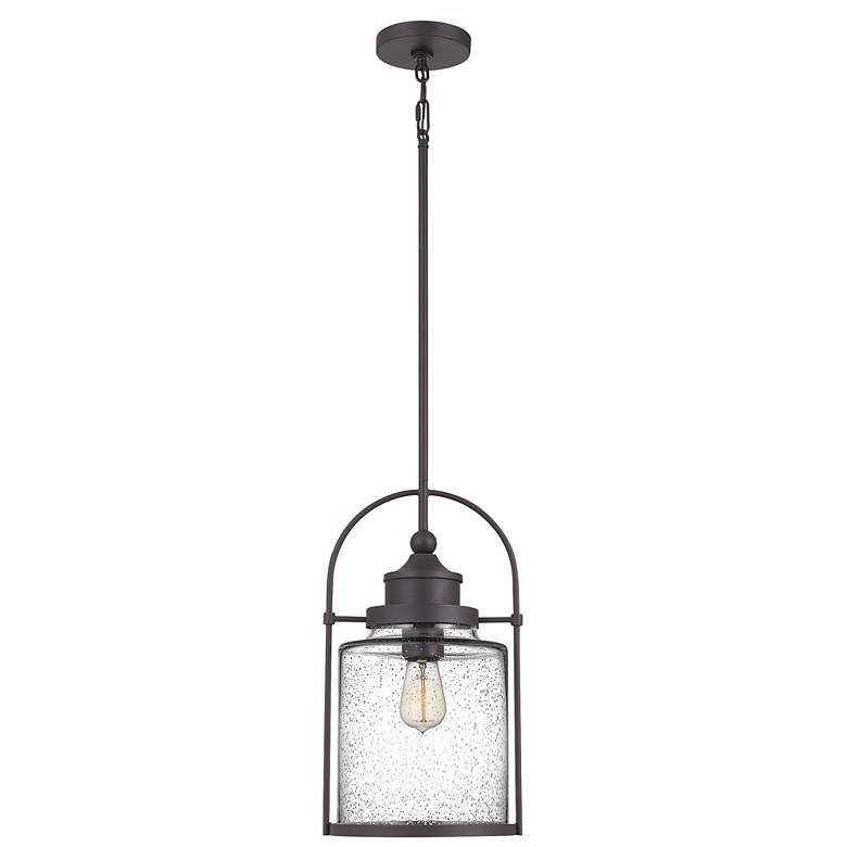 Image 1 Quoizel Payson 9 3/4" Wide Brushed Nickel Mini Pendant