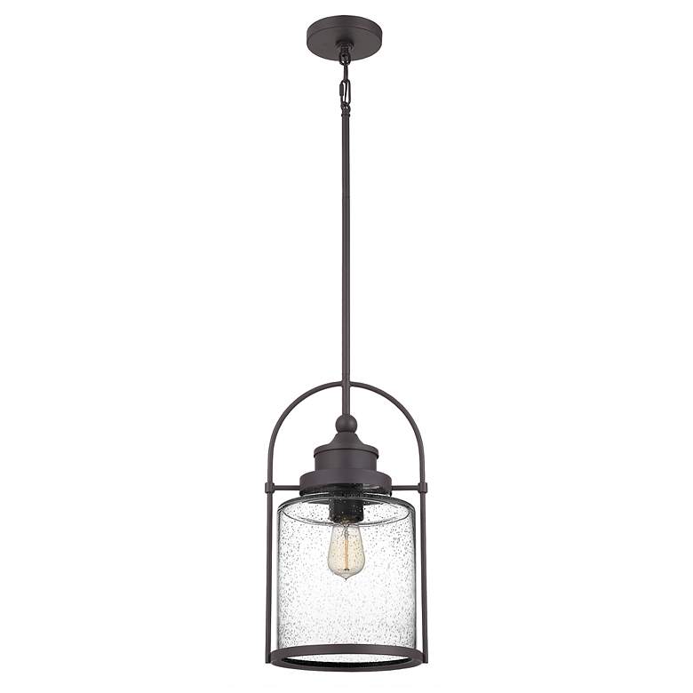 Image 4 Quoizel Payson 9 3/4" Wide Brushed Nickel Mini Pendant more views