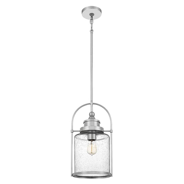 Image 4 Quoizel Payson 9" Wide Brushed Nickel Mini Pendant more views