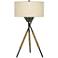 Quoizel Pembroke Tarnished Bronze Tripod Table Lamp