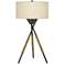 Quoizel Pembroke Tarnished Bronze Tripod Table Lamp