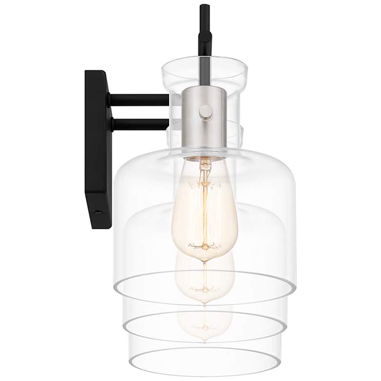 Image 6 Quoizel Pensbury 23 1/2" Wide Matte Black 3-Light Bath Light more views