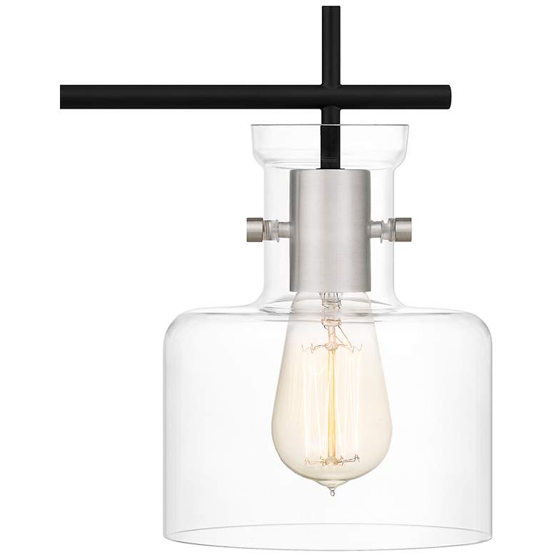 Image 5 Quoizel Pensbury 32" Wide Matte Black 4-Light Bath Light more views