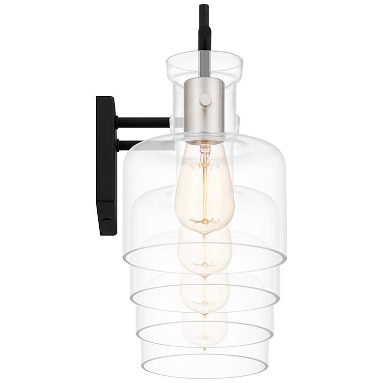 Image 6 Quoizel Pensbury 32" Wide Matte Black 4-Light Bath Light more views