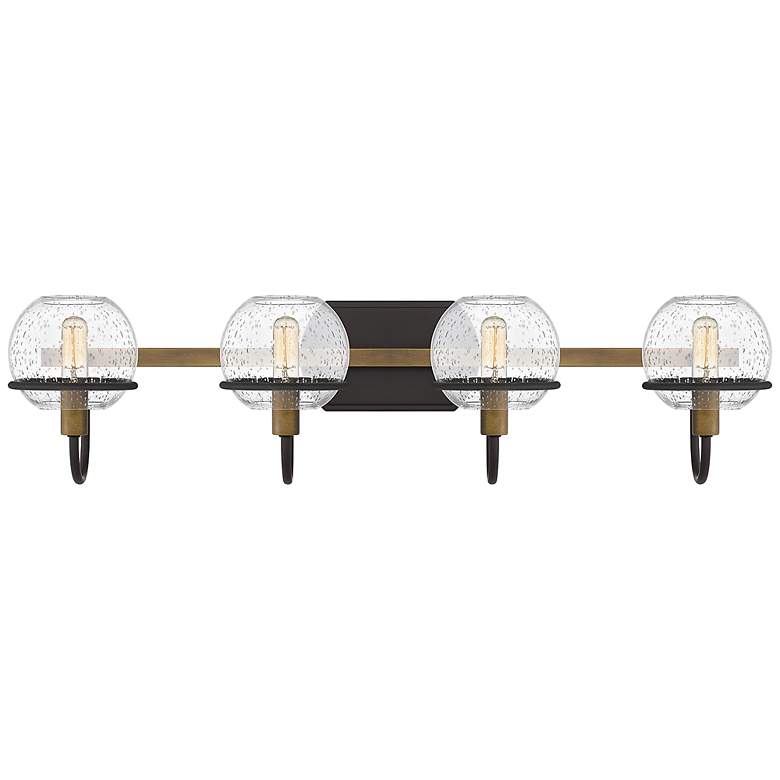 Image 1 Quoizel Phoenix 30 3/4" Wide Western Bronze Bath Light