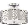 3_Quoizel Platinum Abode 12" Wide Polished Chrome Ceiling Light more views