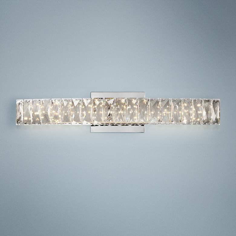Image 1 Quoizel Platinum Collection Gala 24" Polished Chrome LED Bath Light