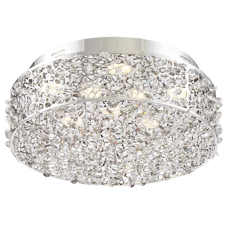 Image 3 Quoizel Platinum Starlet 13 3/4 inchW Chrome LED Ceiling Light more views